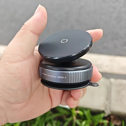 360° Magnetic Vacuum Suction Phone Holder – Universal, Stable & Adhesive-Free